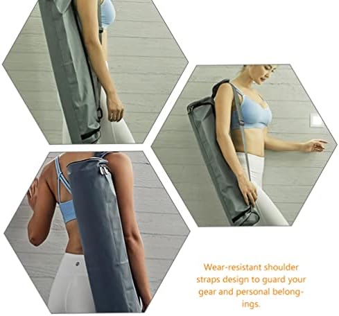 Besportble Yoga Mat Bag Yoga Mattion Portador de ioga Mochila Full-Zip Yoga Mat Transportador