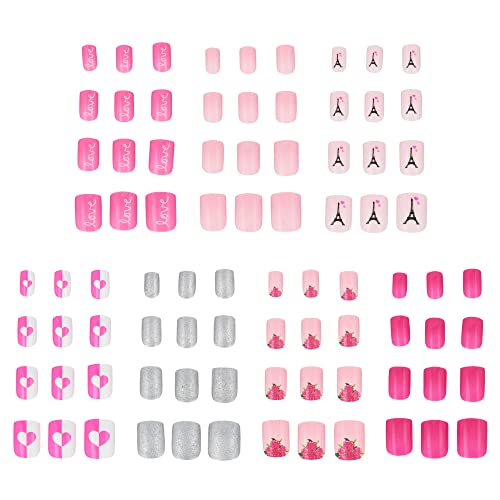 Expressões Coleção de manicure de 7 dias por itens essenciais de estilo-84pc Pressione no conjunto