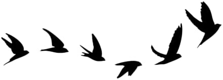Flying Birds Stencil A5 A4 A3 e vários tamanhos Durável reutilizável para cartões Decoração de recados