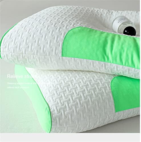 Feer Sleeping Aid Soybean Fiber Pillow Core, travesseiro tridimensional de tricô, um par de travesseiros domésticos,