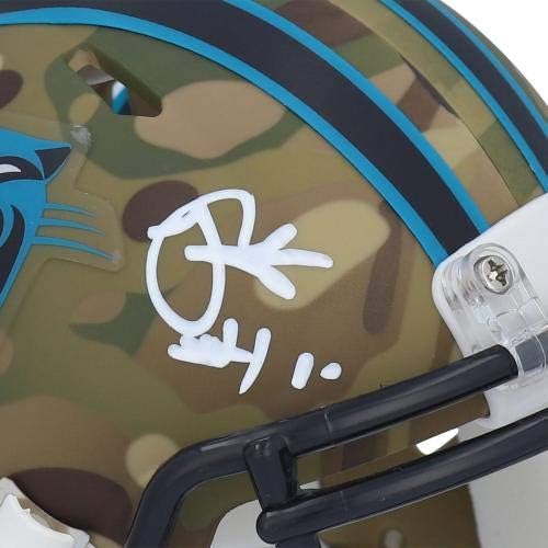 Robby Anderson Carolina Panthers autografou Riddell Camo Capacete de Réplica de Velocidade Alternativa