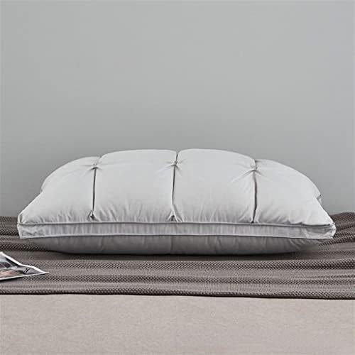 SXDS White Goose Down Algodão algodão macio e confortável Pillow cervical 1 grande 48 * 74