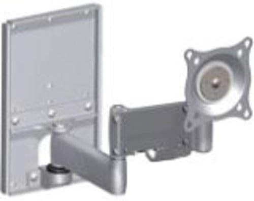Monitor de aço ajustável em altura Monitor de parede cor: prata