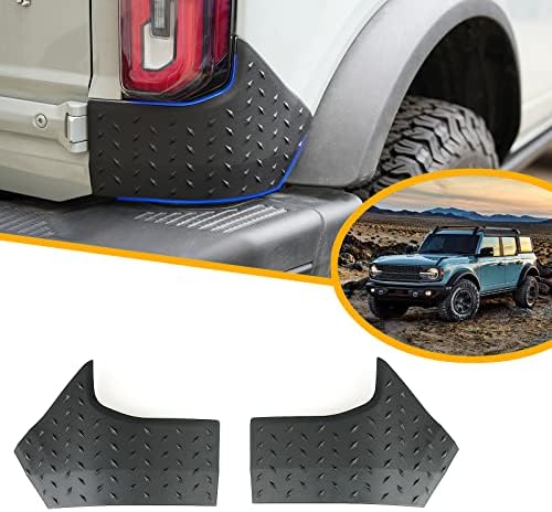 Protetor de borda da borda traseira Litmiráculo Ford Bronco Acessório, protetor de protetor de canto traseiro