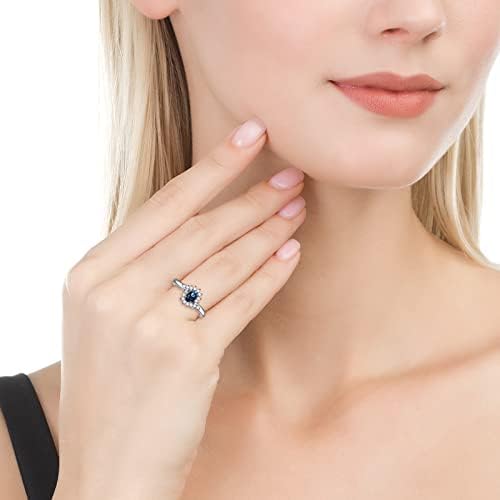 Anel de dinossauro anel azul oval anel para joias de moda feminino Acessórios populares anéis de pardal
