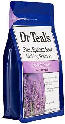 Dr. Teal Bath Salt Bath Mothers Day Variety Gift Getter - Soothe & Sleep com lavanda, amolecimento