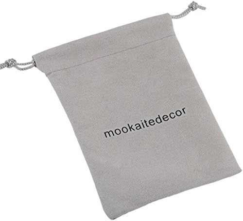 Pacote MookaitEdecor - 2 itens: Labradorita de bolso de bolso de bolso Palmo de pedras de preocupação e