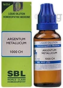 SBL Argentum Metallicum Diluição 1000 CH