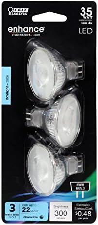Feit Electric BPFMW/950CA/3 MR16 Lâmpadas LED LED, Limpar, branco