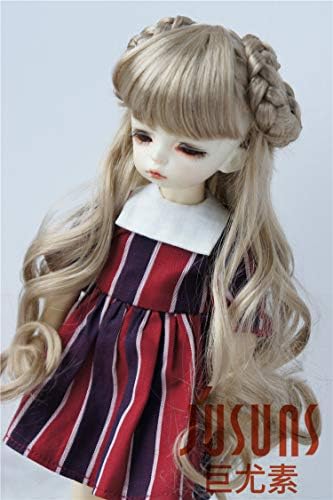 Jusuns Doll Wigs JD125 6-7 polegadas 16-18 cm de comprimento Sauvage Ballerina BJD Wig Synthetic