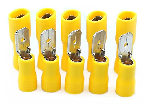 Fehauk 5.5-250 MDD5.5-250 Amarelo Male Male Male Electric Wire Connections Crimp Terminal Connectores