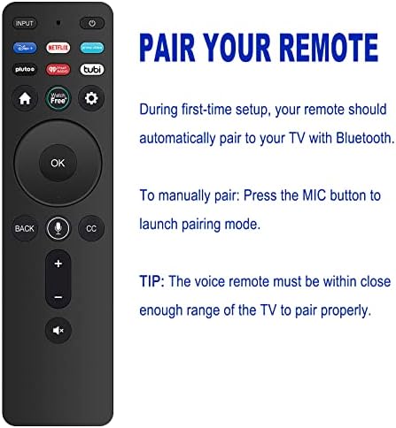 Allimity XRT260 Substituição Voz Remote Control Fit for Vizio V-Series e M-Series 4K HDR Smart TV
