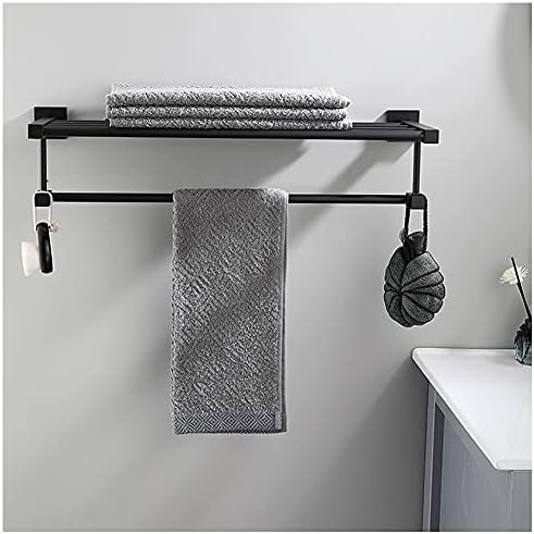 WXXGY Towel Rack com prateleira para o banheiro montado na parede Alumitowel escada rack moderno à prova