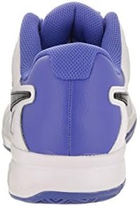 Nike masculino de vapor de ar branco/preto - tênis de couro de tornozelo azul médio 12m 12m