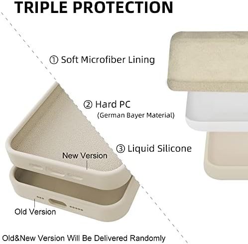 Soh Mingying iPhone 12/iPhone 12 Pro Silicone Case, Caixa de telefone protetora de corpo inteiro, estojo à prova