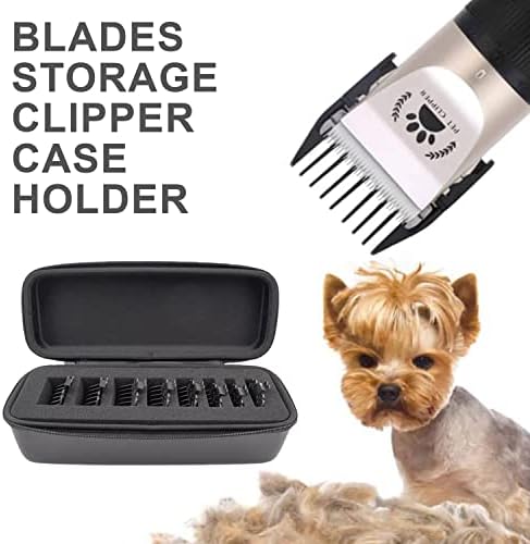 Fading Time Dog Brooming Organizador de Clipper destacável | Blades Storage Clipper Case Titular |