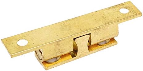 X-dree armário de armário de armário de 60 mm de comprimento Tono de ouro de captura dupla (Armario Gabinete