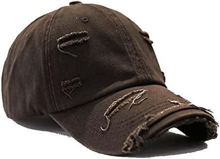 Chapéu de beisebol angustiado personalizado, boné de beisebol clássico bordado ao estilo polo, chapéus de