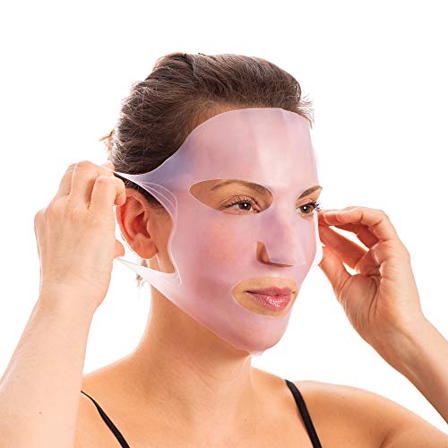 Máscara facial, aumenta significativamente a absorção de cuidados com a pele, esfoliante