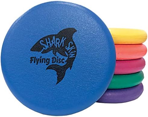 Great Lakes Sport Sport Shark Skin, Discos de Frisbee de espuma de alta densidade, conjunto de 6