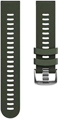 Ghfhsg 20mm Sport Silicone Watch Band Strap for Garmin Forerunner 245 245m 645 Vivoativo 3 Vivomove HR Smart Bracelet