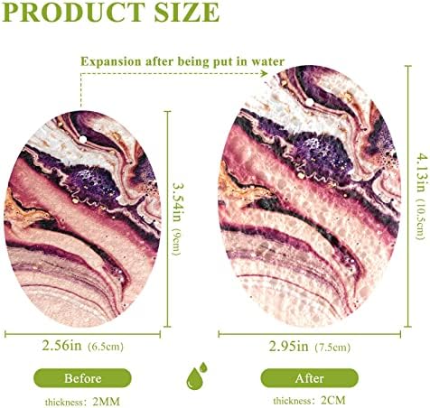 3pcs Scrub esponjas redemoinhos de mármore rosa ondulação de prato pop-up esponja para limpeza de cozinha
