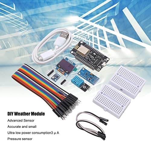 Módulo de sensor de umidade de temperatura, módulo meteorológico de instalação fácil pcb upload sinal de sinal