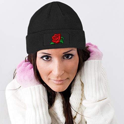 Flor de rosa de remendo personalizada Um bordado chapéu de tampa para homens e mulheres