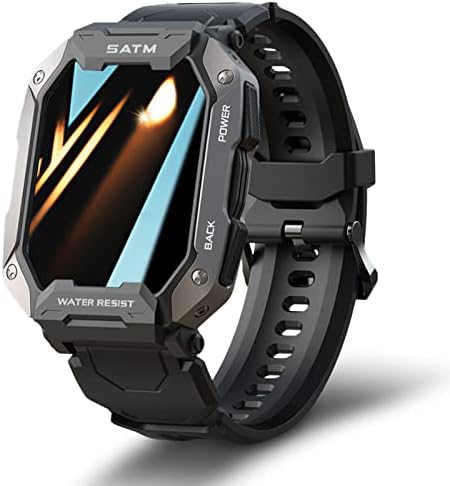 SAINTLAND Smart Watch Men, 1,71 '' Touch Screen rastreador de fitness ， com monitor de sono/freqüência