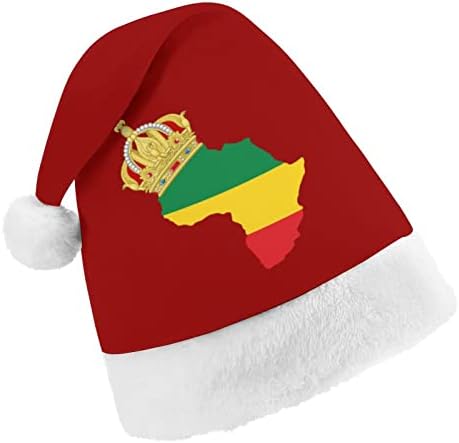 Chapéu de Natal do Pride Afro -Americano Praxinho Papai Noel Função engraçada para a festa festiva do ano