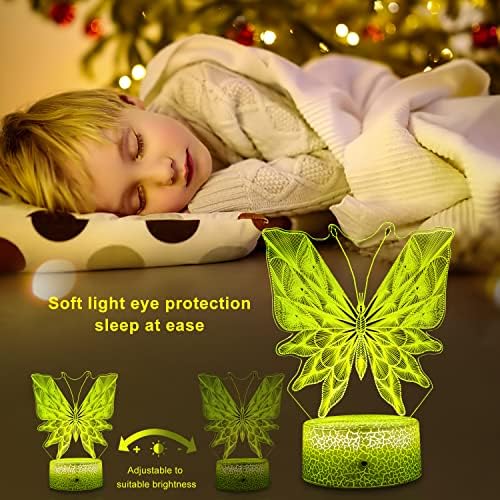 Lâmpada de borboleta de Junhang Butterfly Butterfly Gifts Night Light for Kids Butterfly Decor, Luzes de borboleta