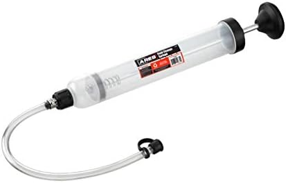 ARES 70920 - seringa de mudança de fluido - Ação de sucção suave para fácil mudança de líquido - ideal para fluido