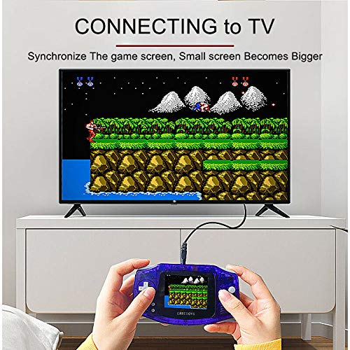 3,0 polegadas Console de videogame de mão Console de tela grande com 400 jogos embutidos para crianças,