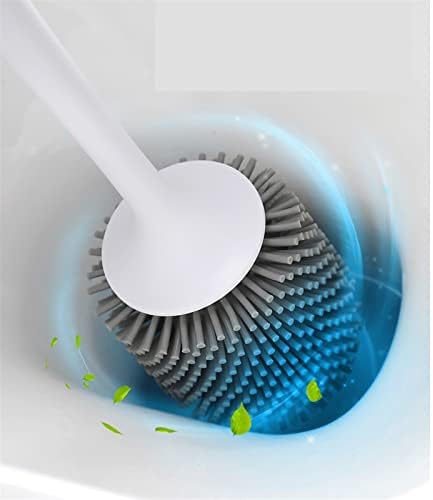 Escova de vaso sanitário zukeems pincel de silicone para acessórios wc drenable arrastável pincel higiênico