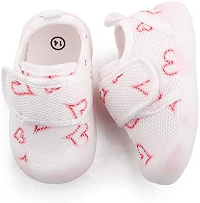 Sapatos de bebê menino e menina sapatos de bebê tênis infantis de tênis não deslizam sapatos de malha respirável