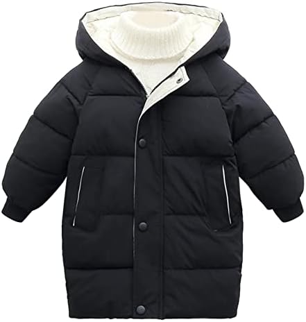 Criança criança garotas meninas casaco inverno inverno butão quente e com capuz casaco de vento fora de casacos