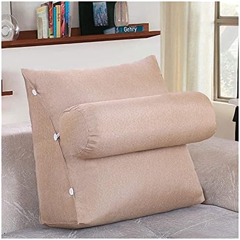 Almofada Yangxiup travesseiro de flip ajustável, formato de triângulo para leitura de cadeira de