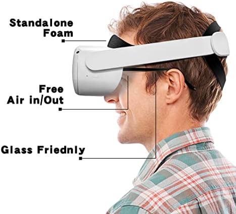 Apenas uma espuma | Espuma Stain Sta Alone para Oculus Quest 2-uma solução elegante para se refrescar, leve,