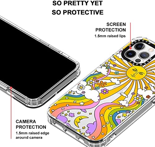 Mosnovo Compatível com a caixa do iPhone 12 Pro Max, [BufferTech 6,6 pés de impacto na gota] [Anti Peel Off