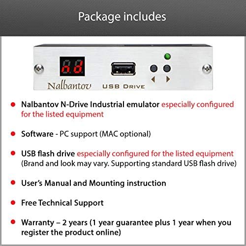 Nalbantov Industrial USB Disque Drive emulador para HP4145a 5,25 ”unidade de unidade