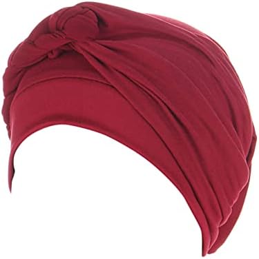 Enrole a cabeça Women Turban Cap Headwear Aprezia pré-amarrada Torcida Capa de cabelos quimioterapia Capfeta de
