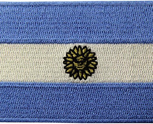 Argentina Flag bordou o emblema nacional argentino Ferro em Sew On Patch