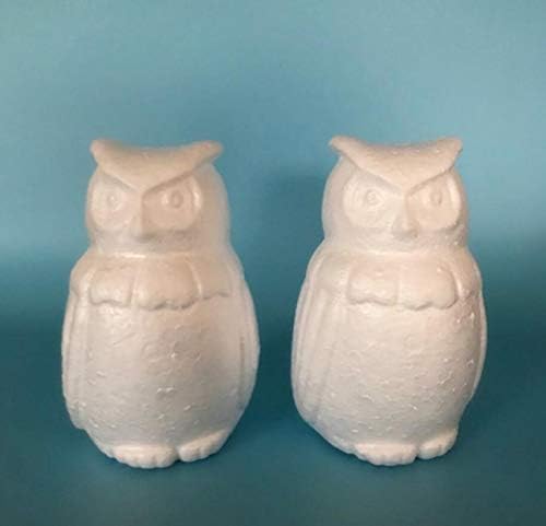 WELLIEST 20pcs Modelagem de poliestireno isopor Owl Mold Mold Diy Craft for Child DIY Gift Wedding