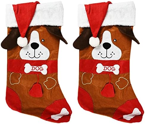 Brand Brand Brand Christmas Dog Stocking! Perfeito para celebrar as férias com seu amigo peludo favorito!