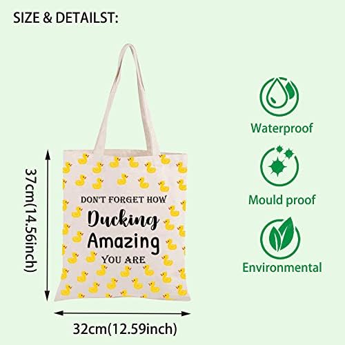 Duck Lover Gift Duck Proprietário Cosmetic Bag Não se esqueça de como se esconde incrível, você é uma bolsa