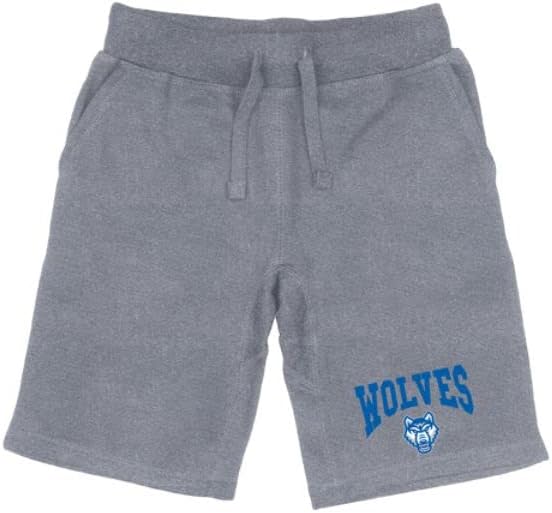UWG Wolves Wolves Premium College Fleece Shorts de cordão