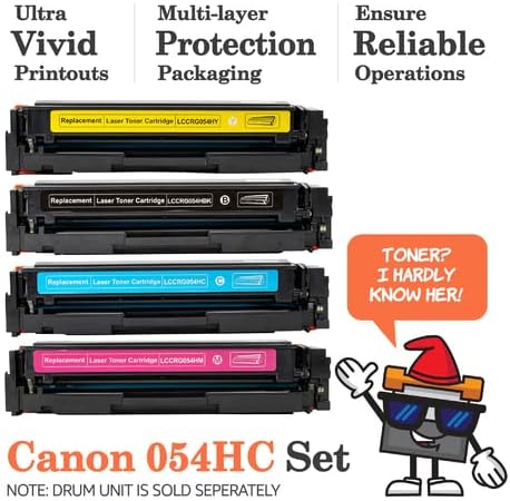 ToneNeeds 054H Substituição do cartucho de toner - Compatível com tinta da impressora com Cannon ImageClass