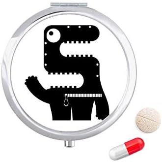 Universo Alien Monster Alien Pill Case Pocket Medicine Storage Box Recipiente Distribuidor
