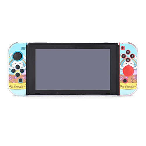 Caso para Nintendo Switch, desenhado à mão Páscoa com coelho Floral Floral Pieces Definir acessórios de console de casos de capa protetores para interruptor