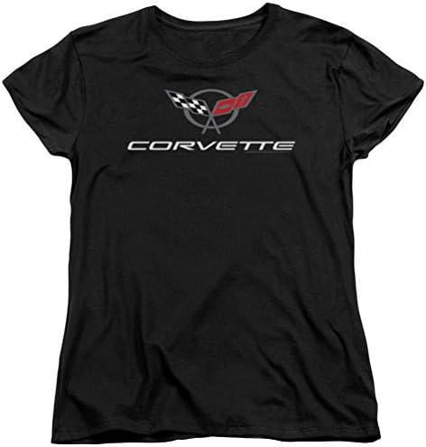 A&E Designs Ladies Chevy T-Shirt Corvette Emblem Shirt